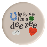Delta Zeta Lucky Sorority Button