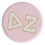 Delta Zeta Varsity Letter Sorority Button