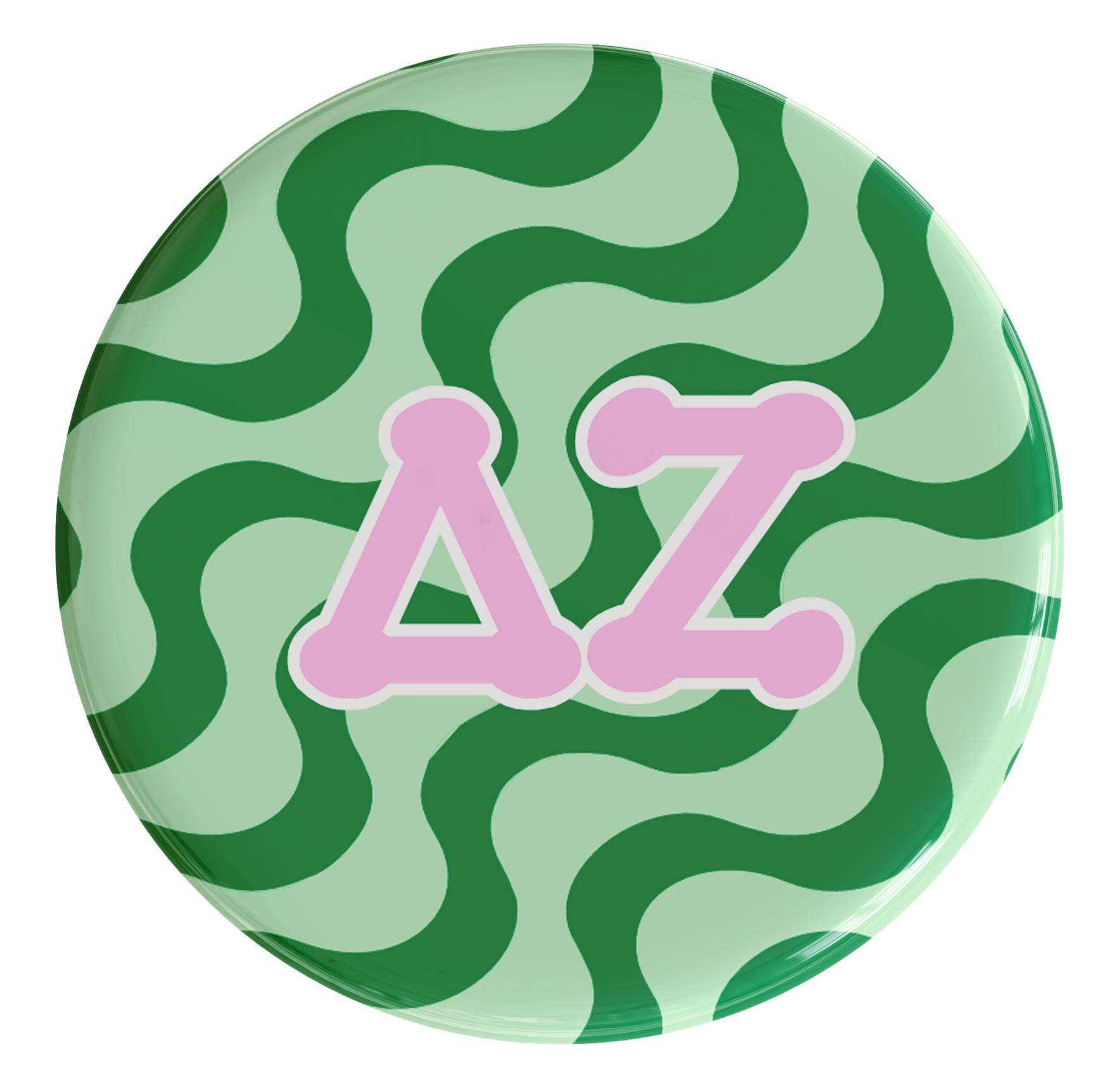Delta Zeta Groovy Sorority Button – Duo Studio Designs