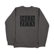 Delta Zeta Block Sorority Sweatshirt