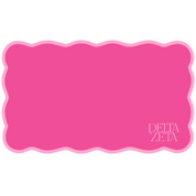 Scalloped Sorority Desk Mat