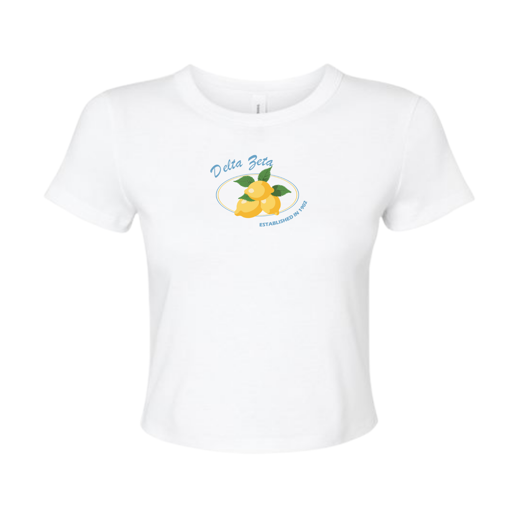 Delta Zeta Sorority Main Squeeze Baby Tee