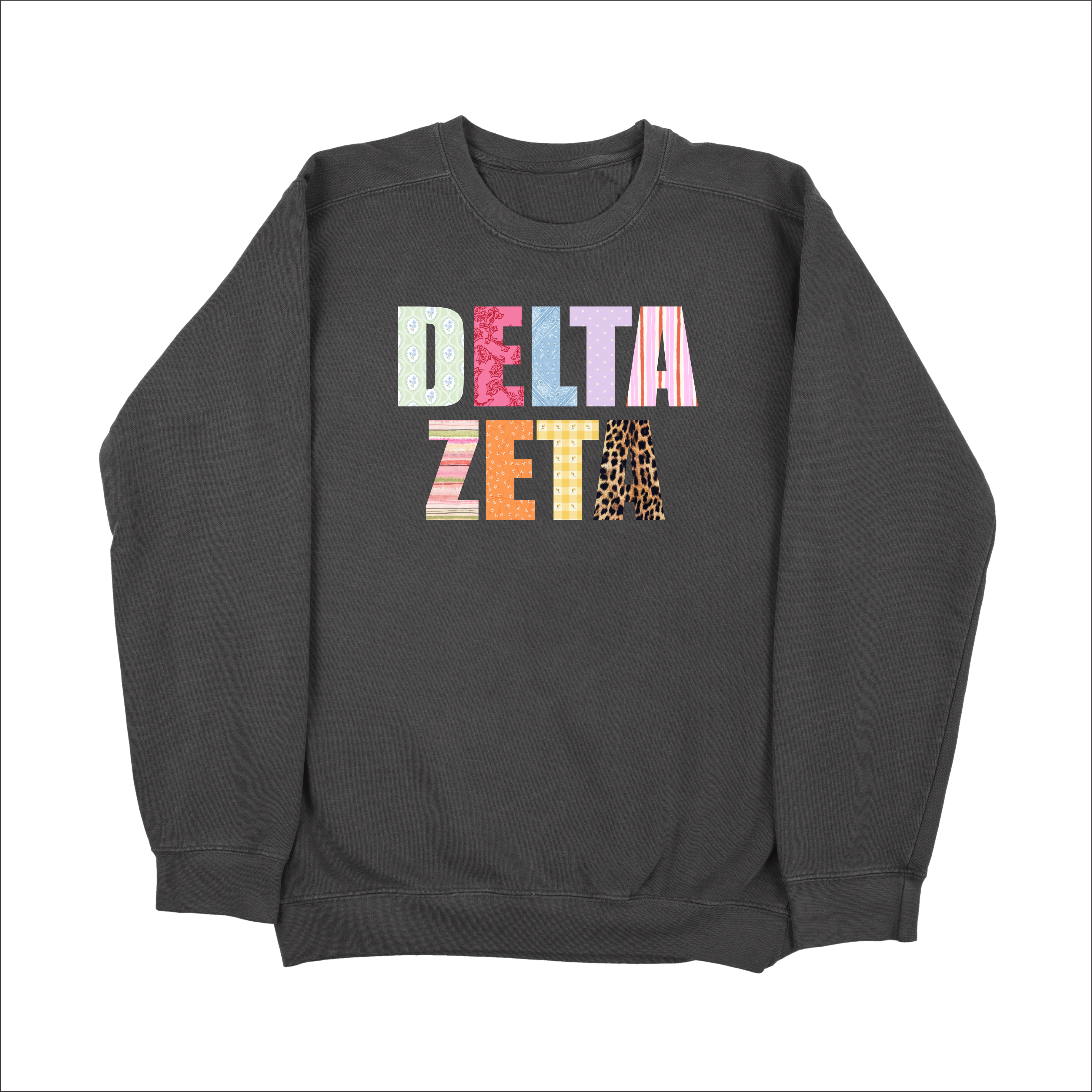 Delta Zeta Scrapbook Sorority Sweatshirt