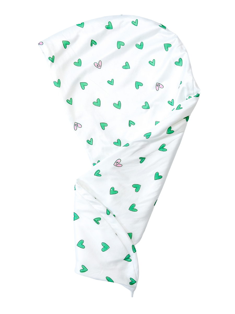 Delta Zeta Love Letters Sorority Towel Hair Wrap