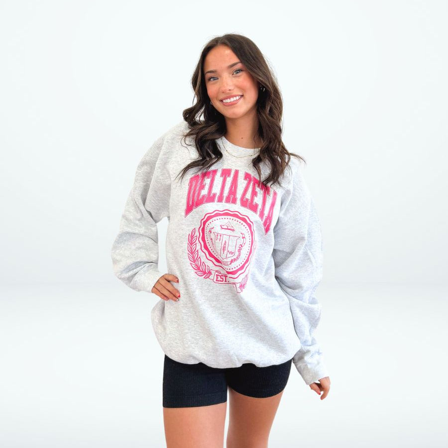 Delta Zeta Ivy League Crewneck