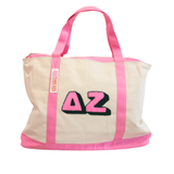 Delta Zeta Chenille Weekender Sorority Tote