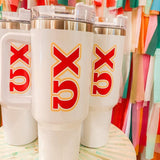 Chi Omega 40oz Sorority Stella Tumbler