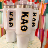 Kappa Alpha Theta 40oz Sorority Stella Tumbler