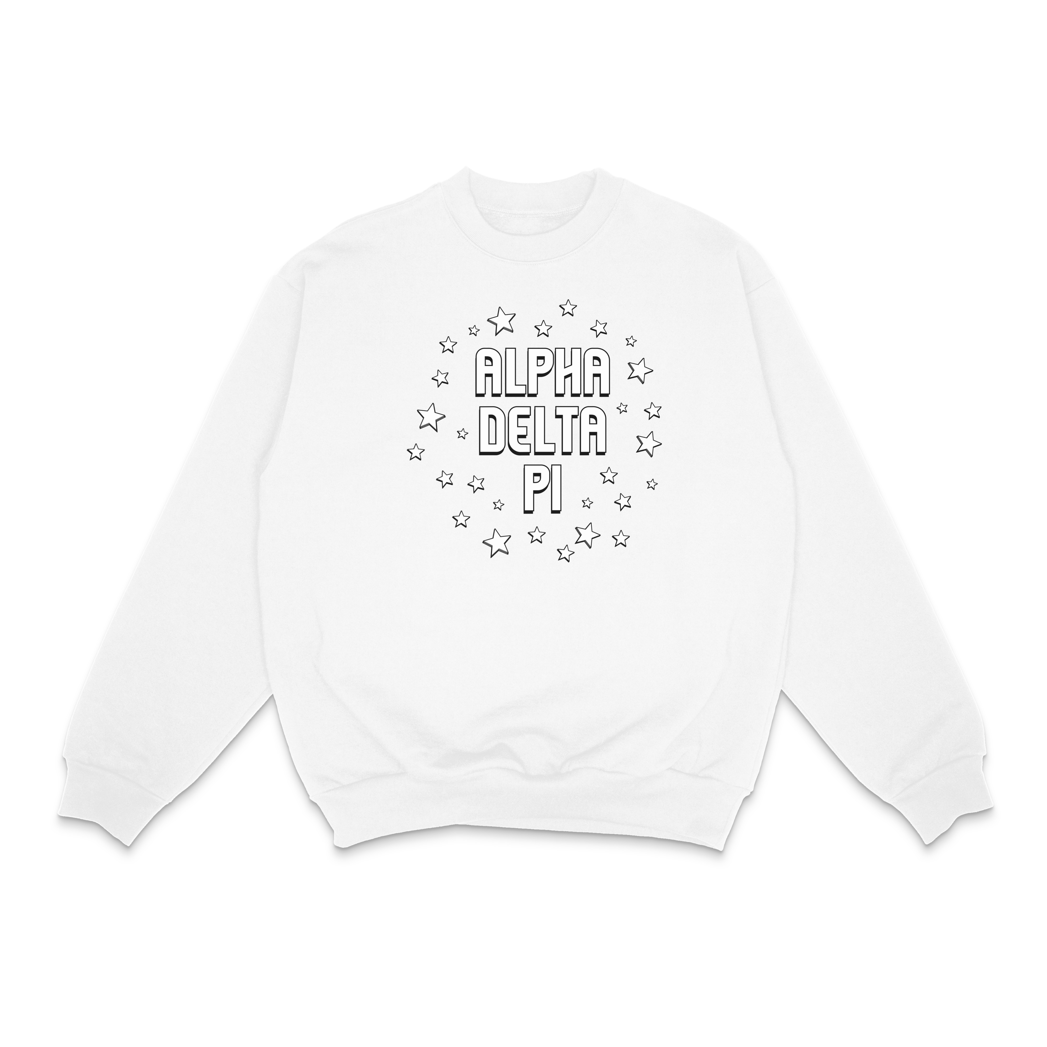 Alpha Delta Pi Far Out Crewneck