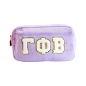 Chenille Sorority Cosmetic Bag