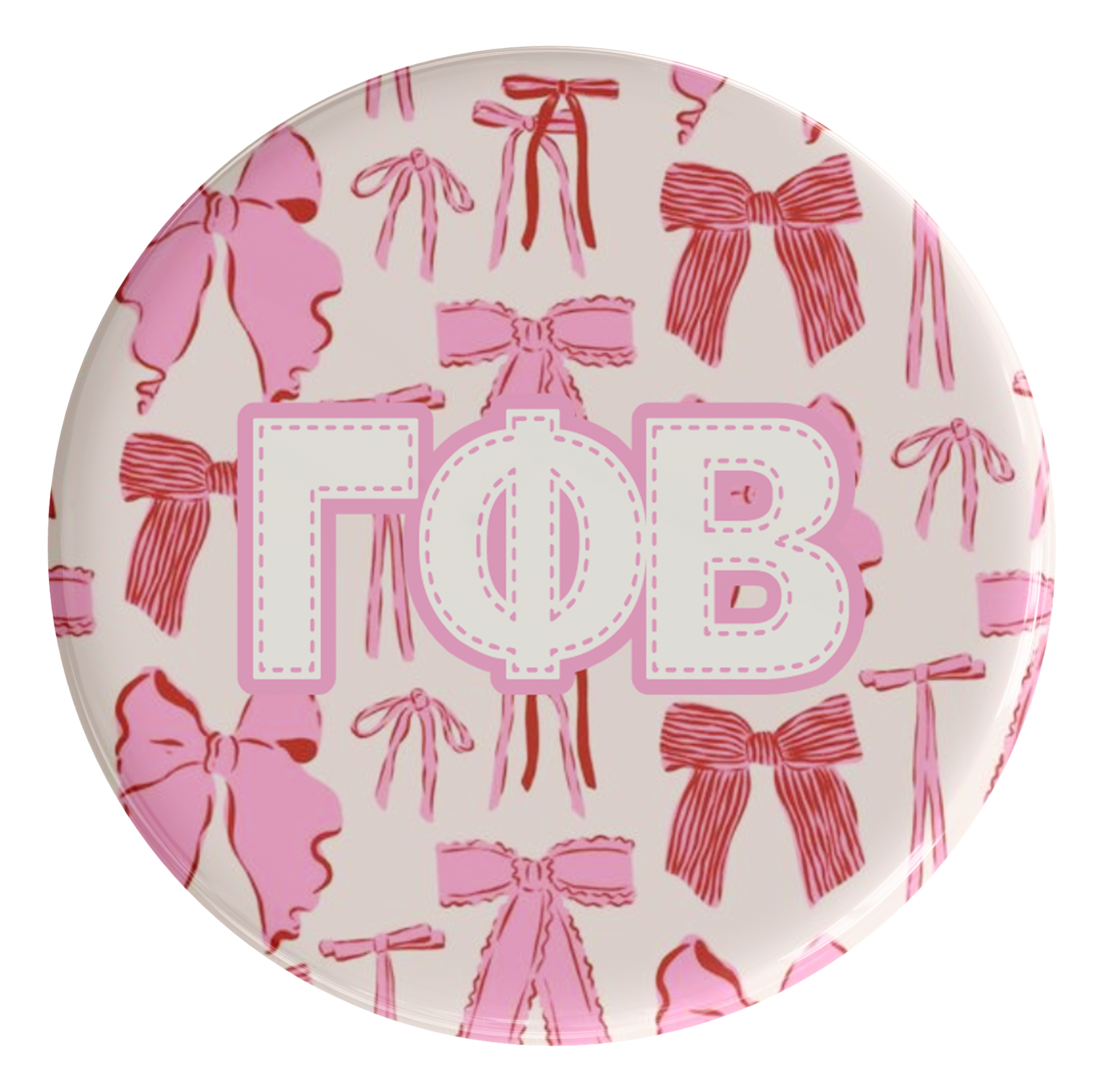 Gamma Phi Beta Coquette Sorority Button