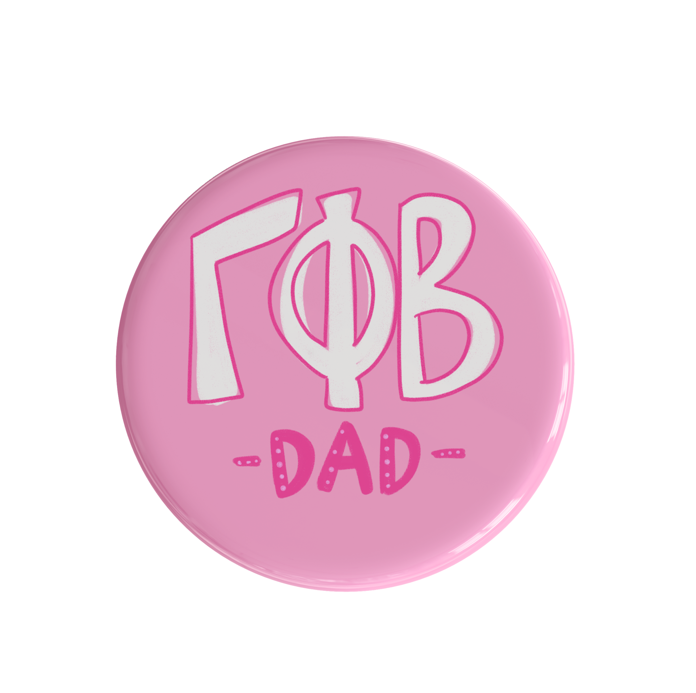 Classic Sorority Dad Gameday Button (Includes One)