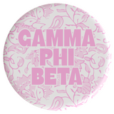 Gamma Phi Beta Through The Vines Sorority Button