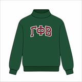Kensington Sorority Embroidered Mock Neck - Forest