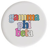 Gamma Phi Beta Live In Color Sorority Button