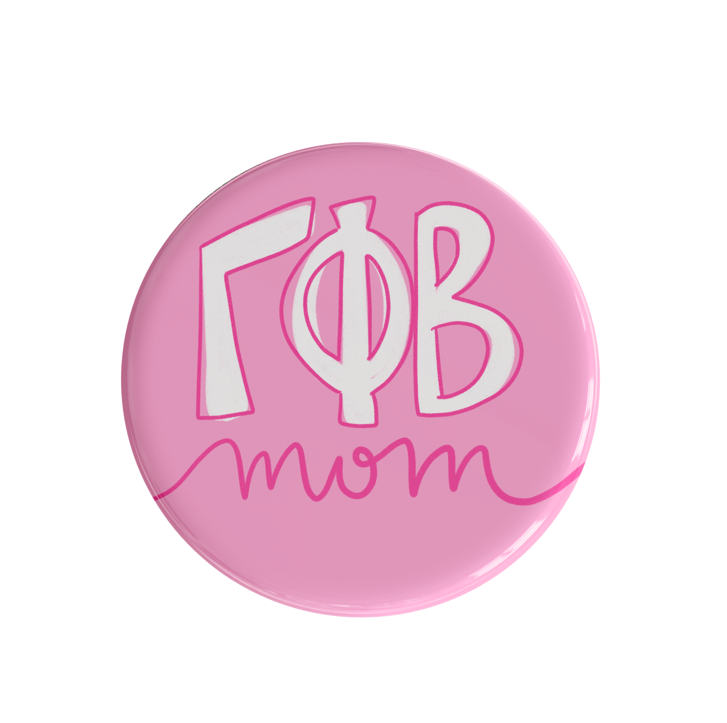 Classic Sorority Mom Gameday Button (Includes One)
