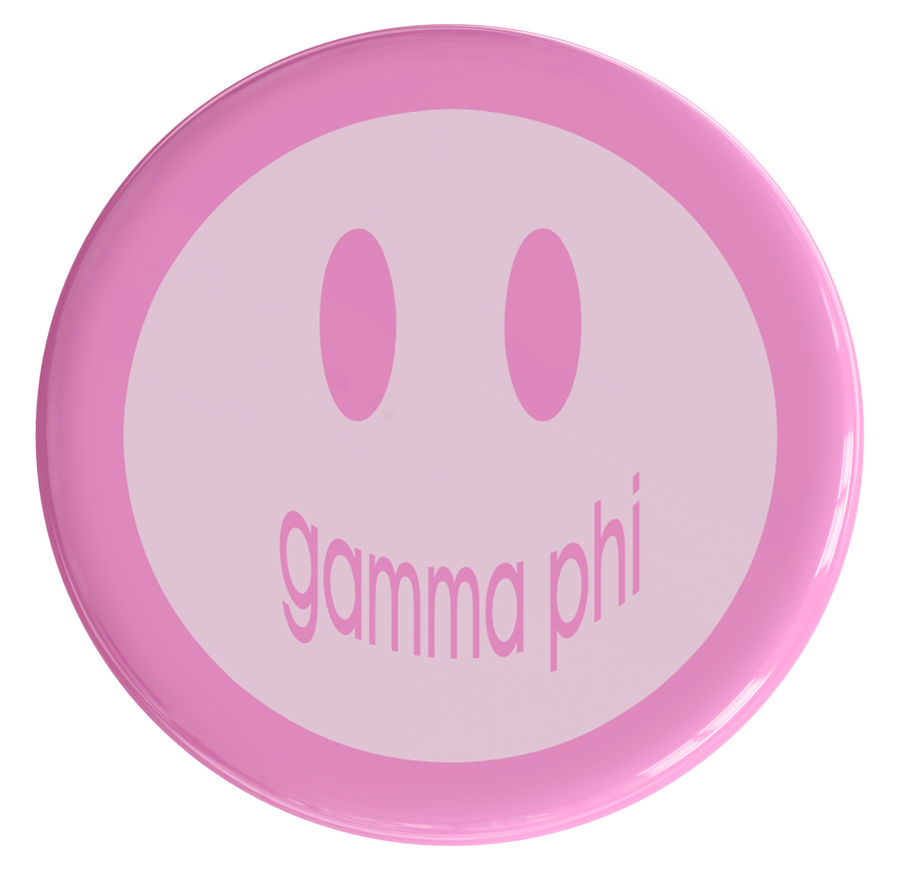 Gamma Phi Beta Smile Sorority Button