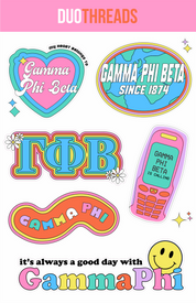 Sorority Y2K Sticker Sheet