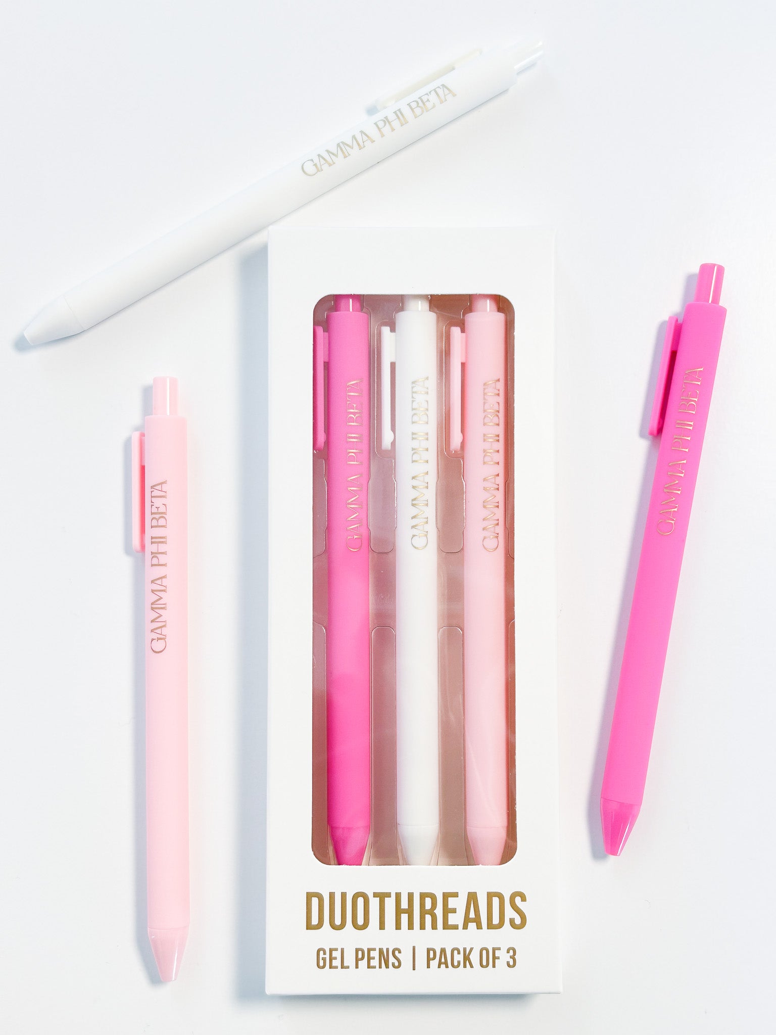 Gamma Phi Beta Lettered Luxe Sorority Pens