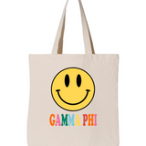 Gamma Phi Beta All Smiles Sorority Tote