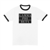 Gamma Phi Beta Ringer Block Sorority Tee