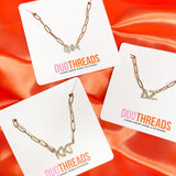 Phi Mu Rhinestone Necklace