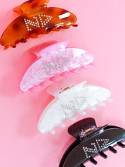 It Girl Rhinestone Sorority Hair Claw Clip