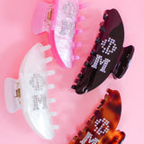 Phi Mu It Girl Rhinestone Hair Claw Clip