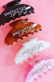 It Girl Rhinestone Sorority Hair Claw Clip