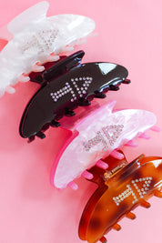 It Girl Rhinestone Sorority Hair Claw Clip