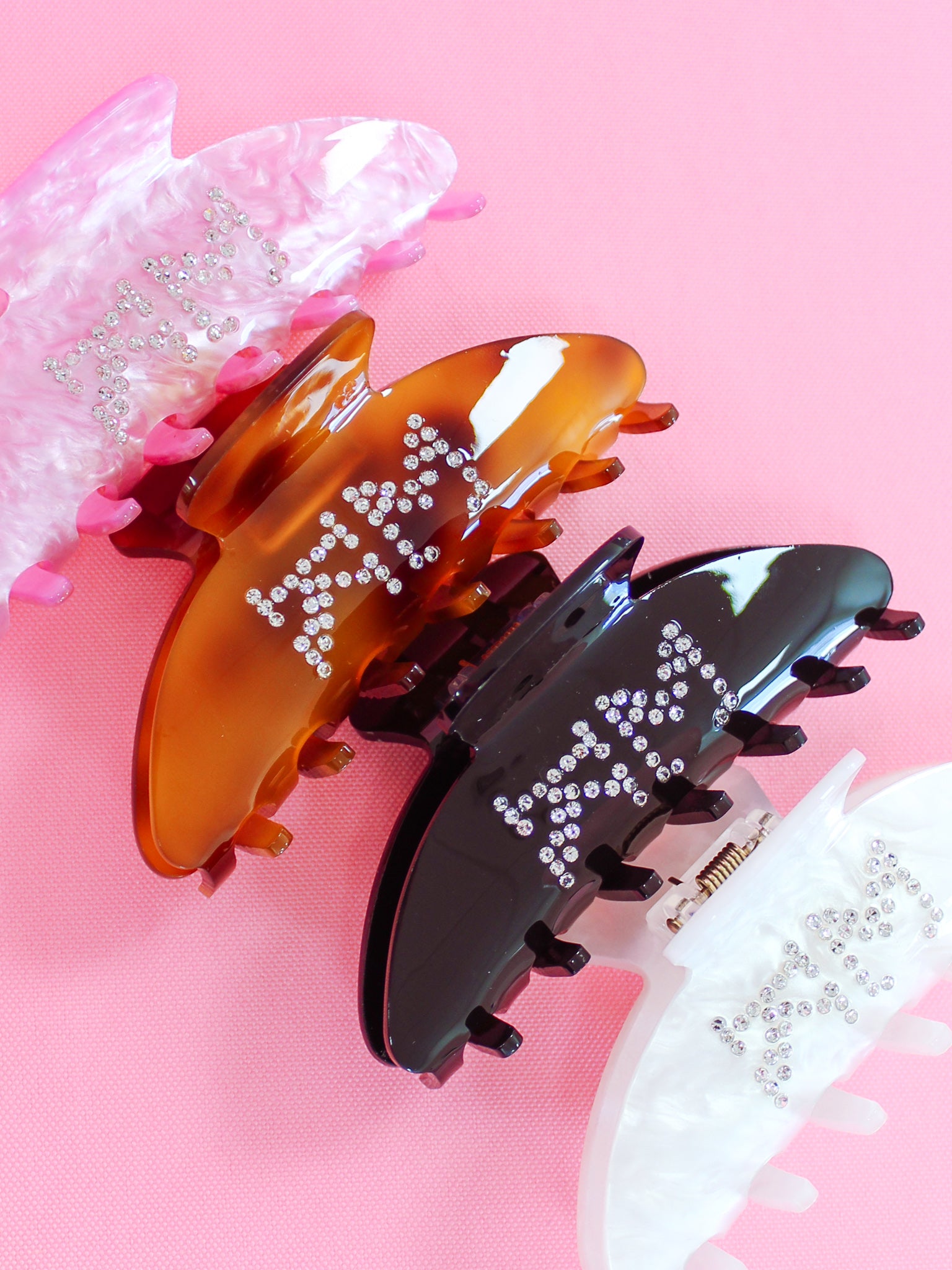 It Girl Rhinestone Sorority Hair Claw Clip