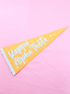 Kappa Alpha Theta Stardust Pennant Flag