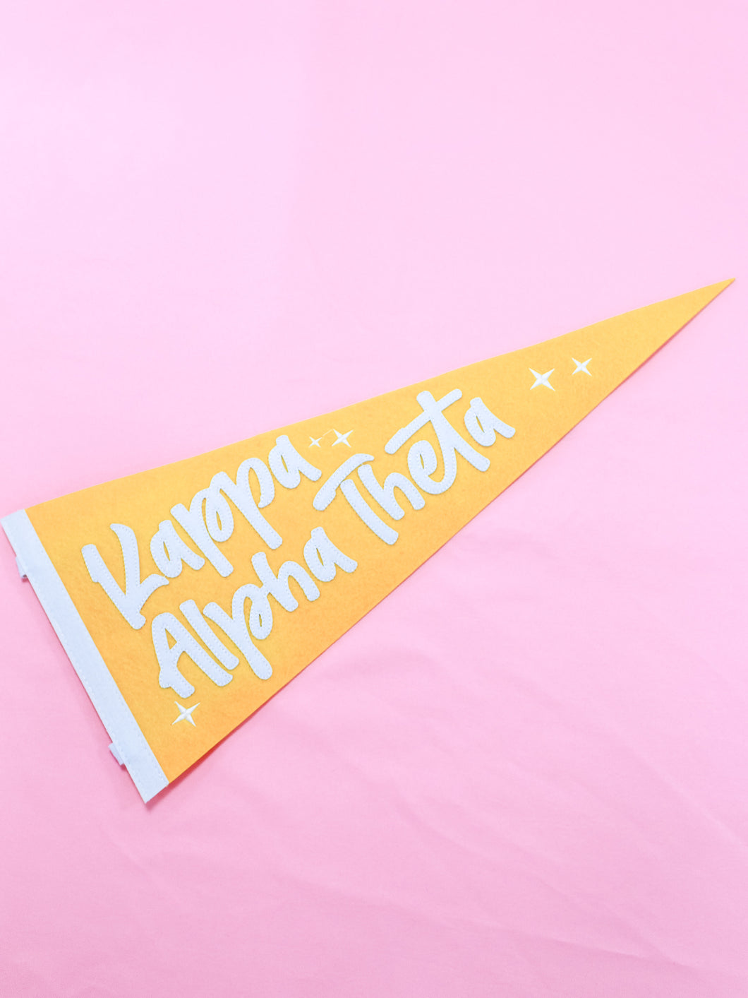Kappa Alpha Theta Stardust Pennant Flag