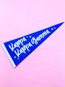 Kappa Kappa Gamma Stardust Pennant Flag