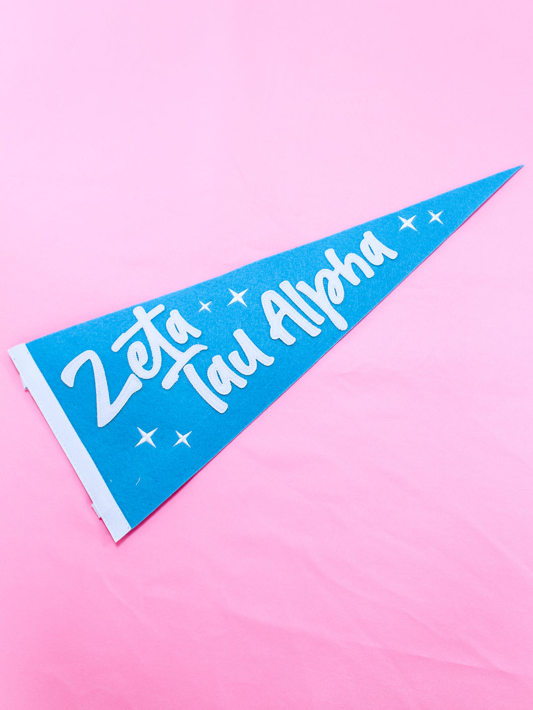 Zeta Tau Alpha Stardust Pennant Flag