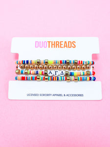 Miley Sorority Bracelet Stack