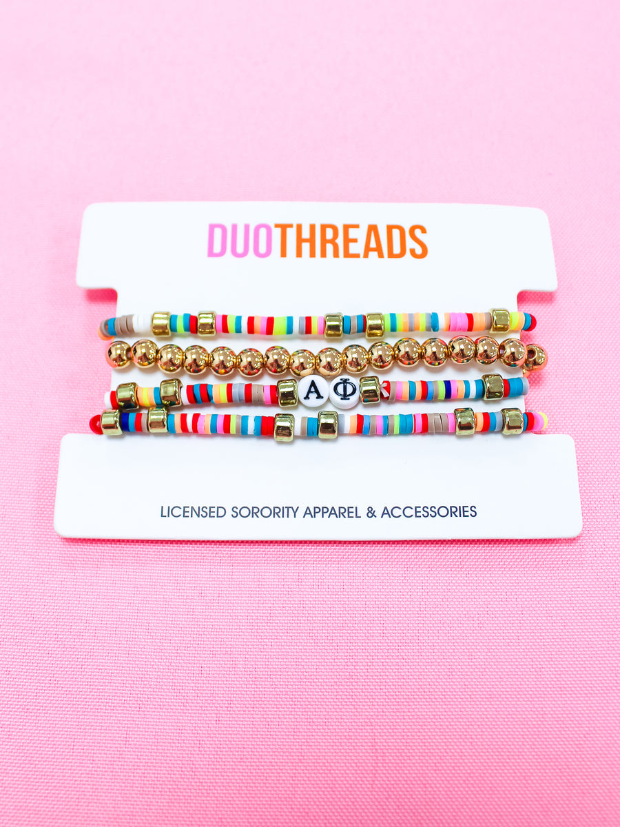 Alpha Phi Miley Bracelet Stack