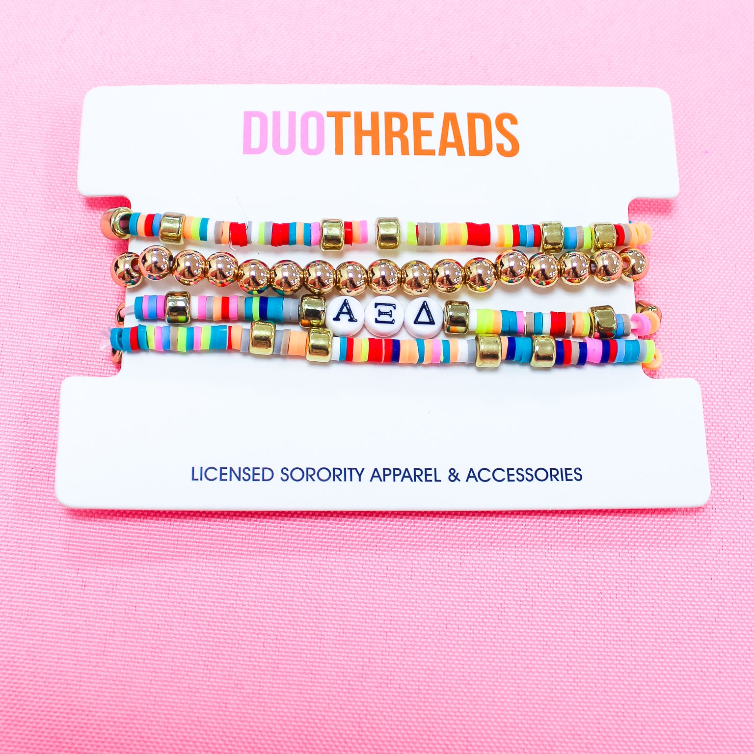Alpha Xi Delta Miley Bracelet Stack