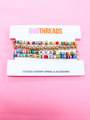 Alpha Xi Delta Miley Bracelet Stack