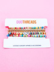 Chi Omega Miley Bracelet Stack