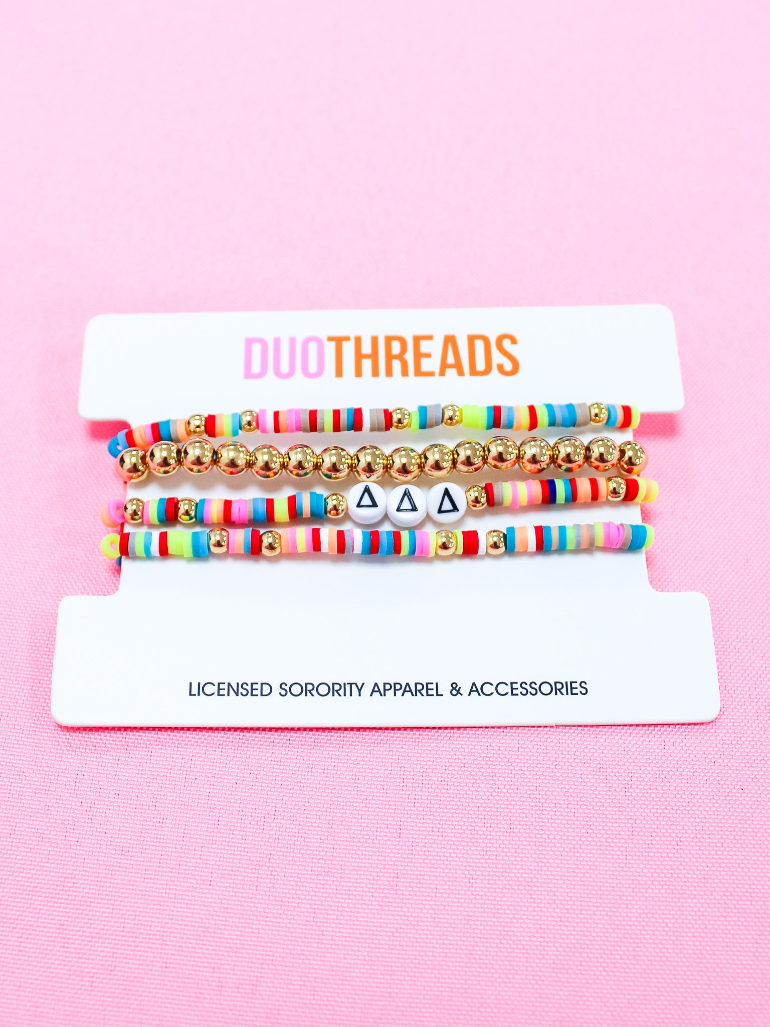 Delta Delta Delta Miley Bracelet Stack