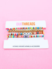 Delta Delta Delta Miley Bracelet Stack