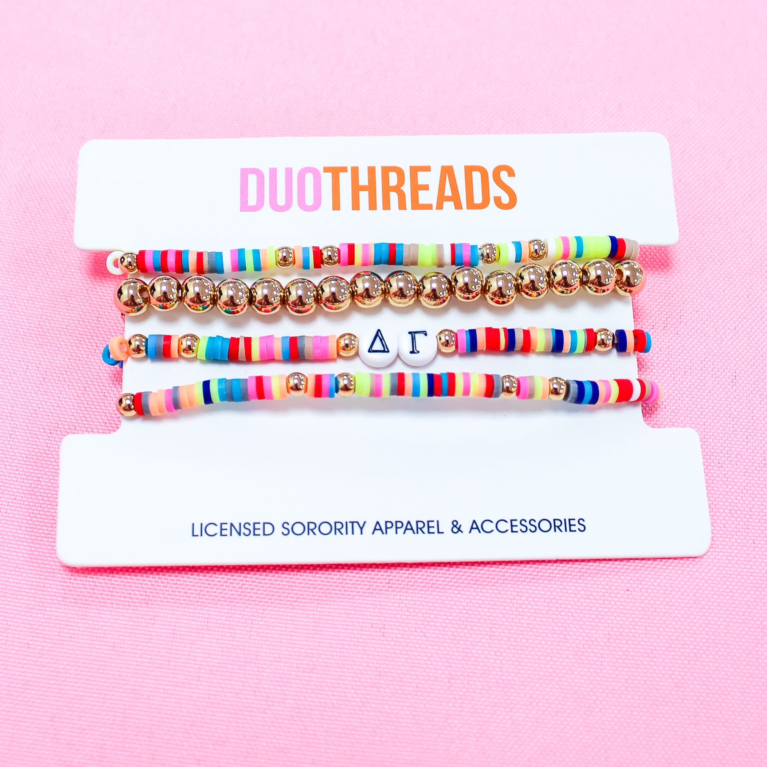 Delta Gamma Miley Bracelet Stack