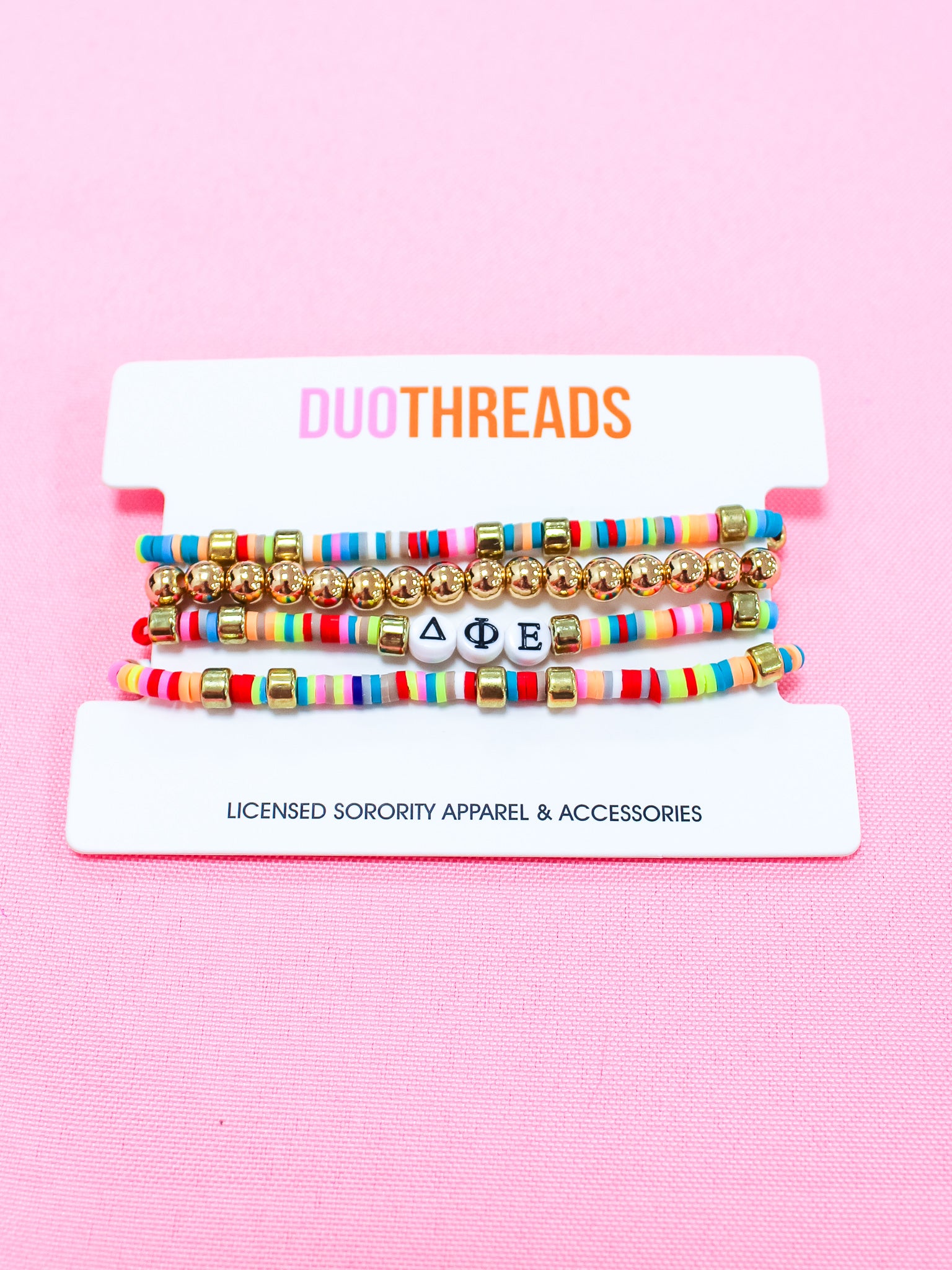 Delta Phi Epsilon Miley Bracelet Stack
