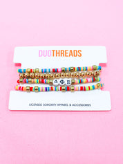 Delta Phi Epsilon Miley Bracelet Stack