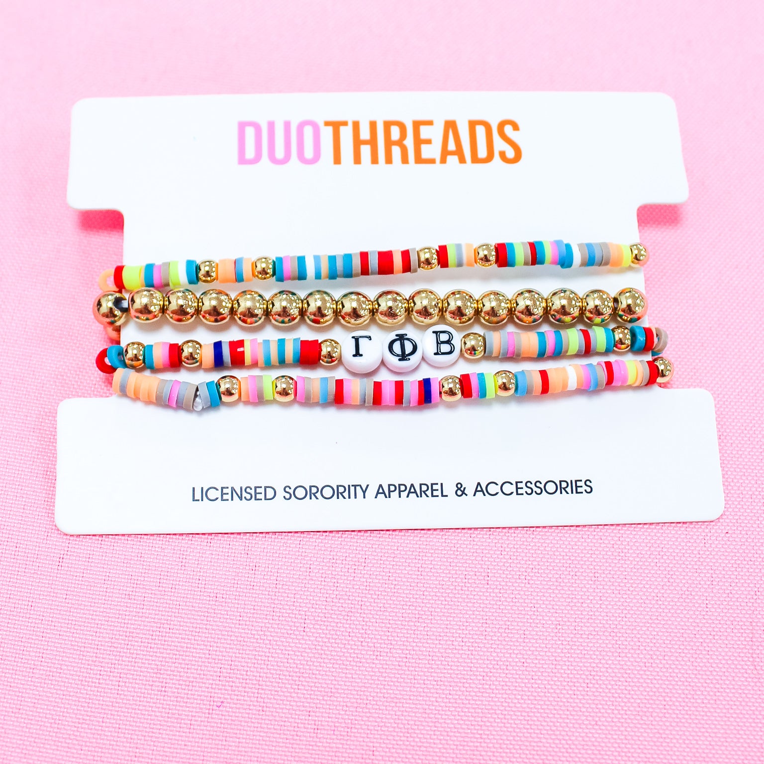 Gamma Phi Beta Miley Bracelet Stack