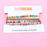 Gamma Phi Beta Miley Bracelet Stack