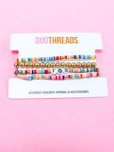 Gamma Phi Beta Miley Bracelet Stack