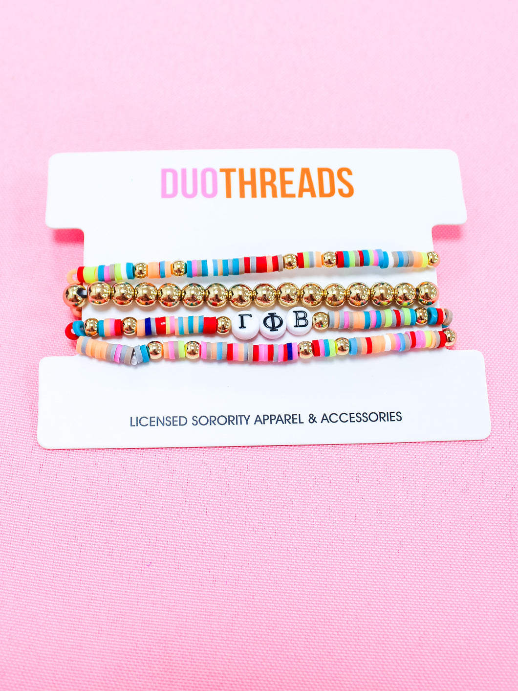 Gamma Phi Beta Miley Bracelet Stack