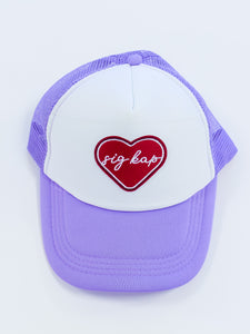 Sigma Kappa Whole Lotta Love Heart Trucker Hat